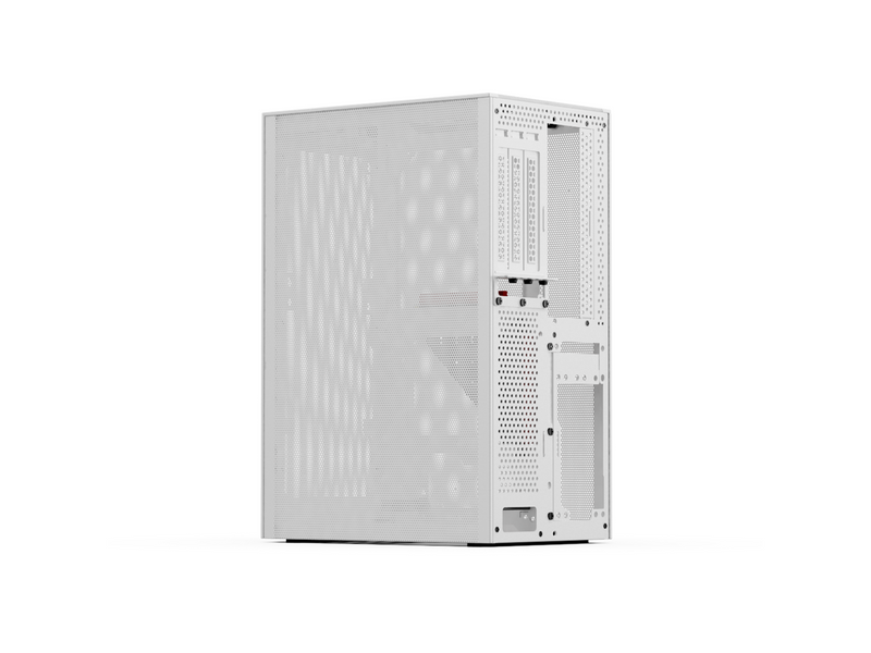 Ssupd Meshlicious Mini ITX Case - Full Mesh - PCIe 4.0 - White - Gehäuse - Minitower - Weiß