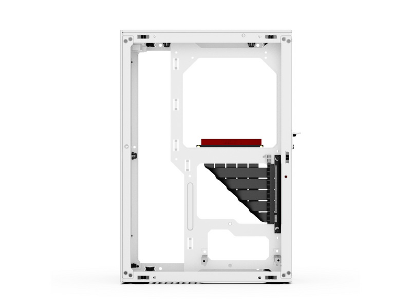Ssupd Meshlicious Mini ITX Case - Full Mesh - PCIe 4.0 - White - Gehäuse - Minitower - Weiß