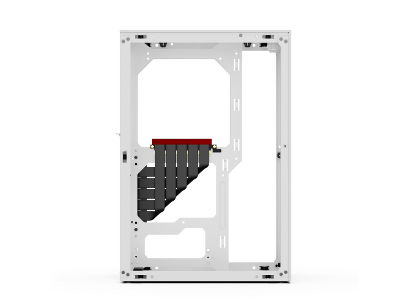 Ssupd Meshlicious Mini ITX Case - Full Mesh - PCIe 4.0 - White - Gehäuse - Minitower - Weiß