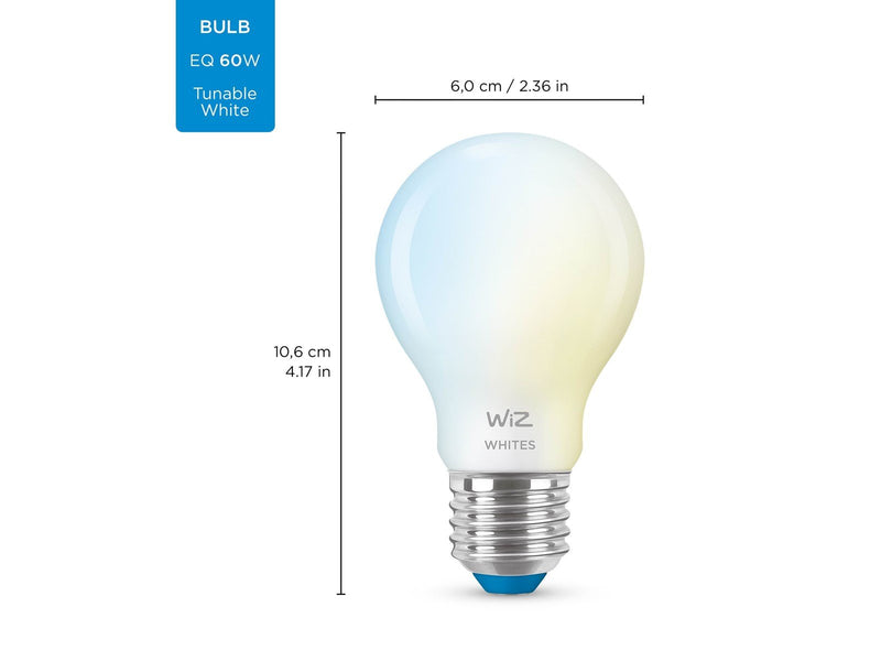 WiZ Standard E27 bulb frosted glass