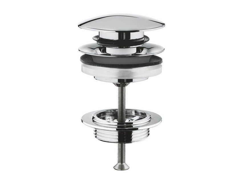 Grohe Ablaufgarnitur mit Druckstopfen, chrom
