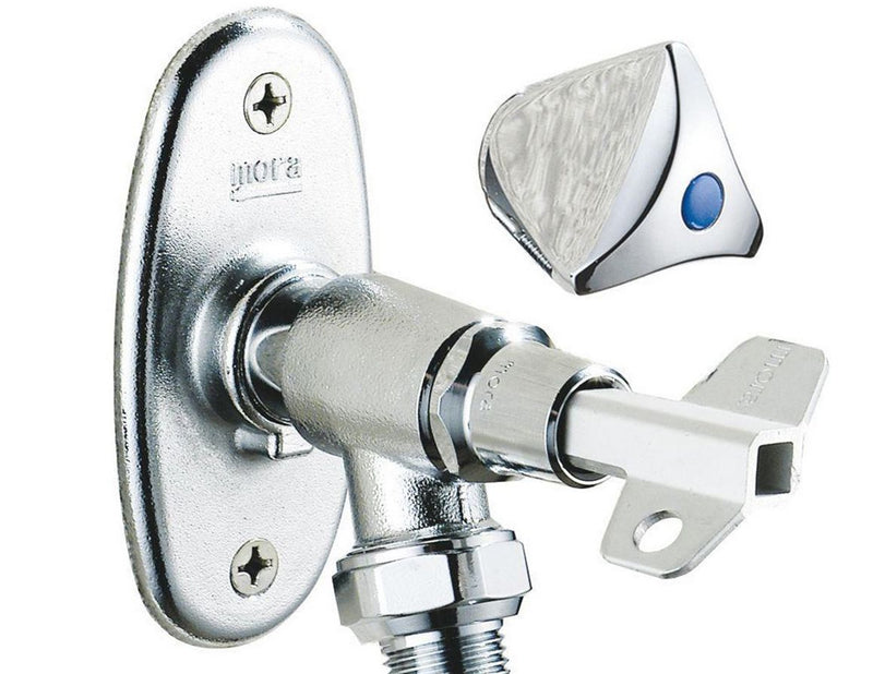 FM Mattsson Mora garden ii valve with key and handle 300-450 mm