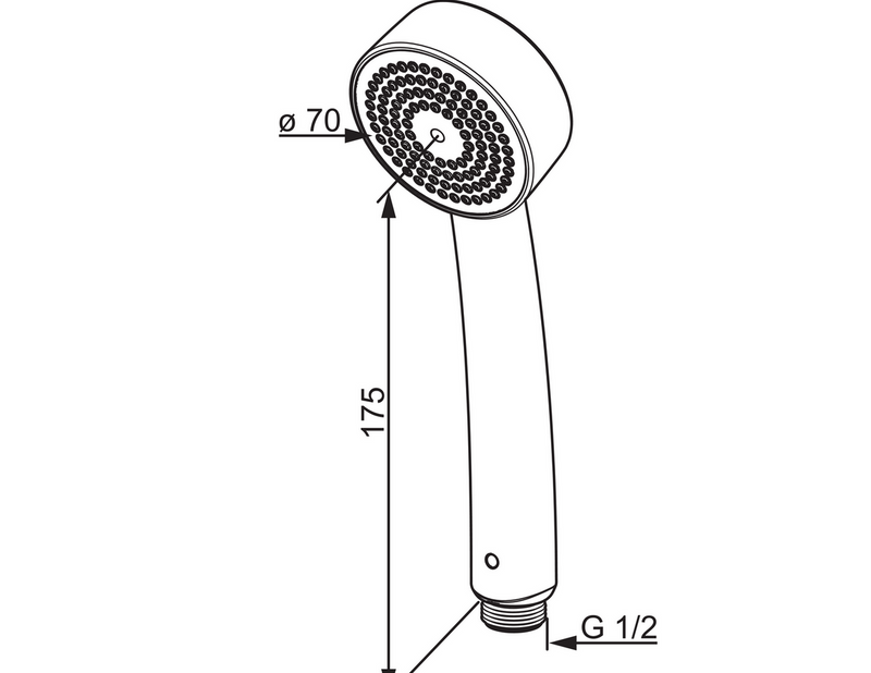 Oras apollo handshower chrome (252020)