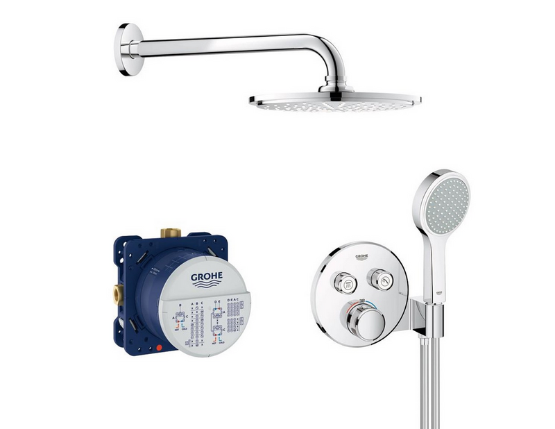 Grohe Grohtherm SmartControl, Duschsystem Unterputz, chrom