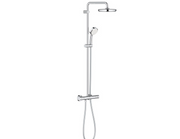 Grohe Tempesta Cosmopolitan System 210, Duschsystem mit Thermostatbatterie für die Wandmontage, chrom