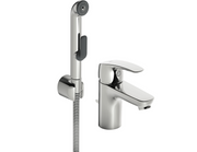 Oras safira washbasin with bidetta handshower and pop up was