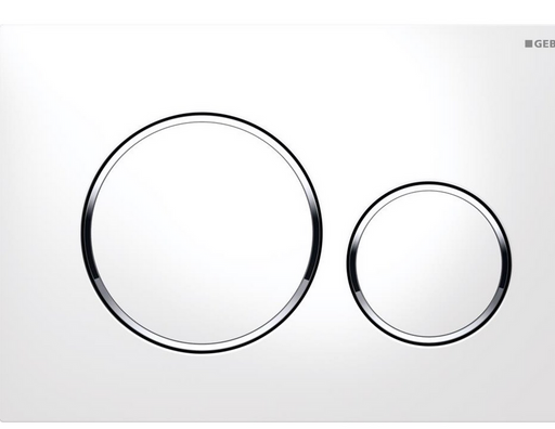 Geberit actuator plate sigma20 for dual flush white