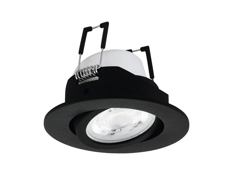 EGLO SALICETO-Z Einbauspot Ø88 mm, RGB+TW 5W, schwarz