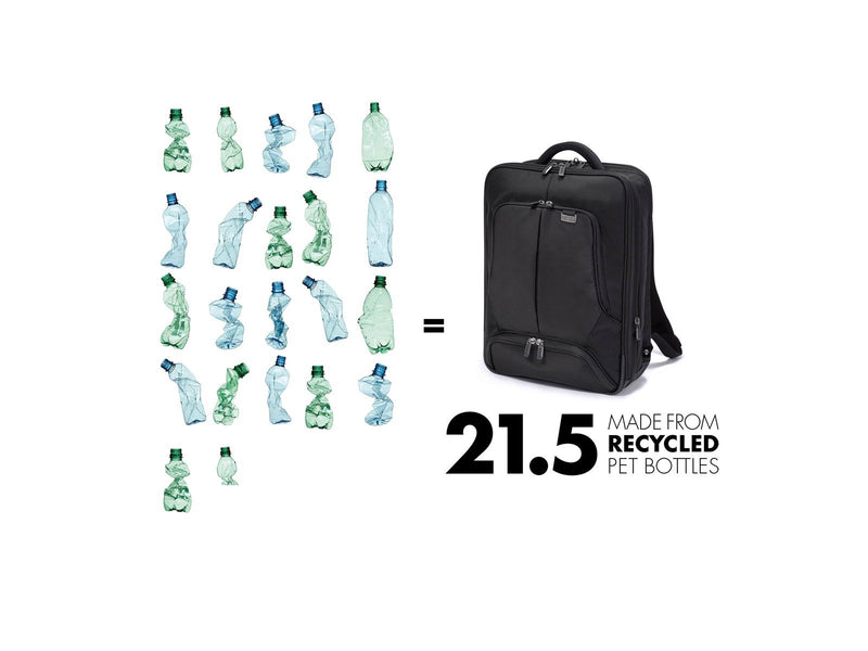 Dicota Eco Pro Rucksack für Laptop 14.1" | Schwarz