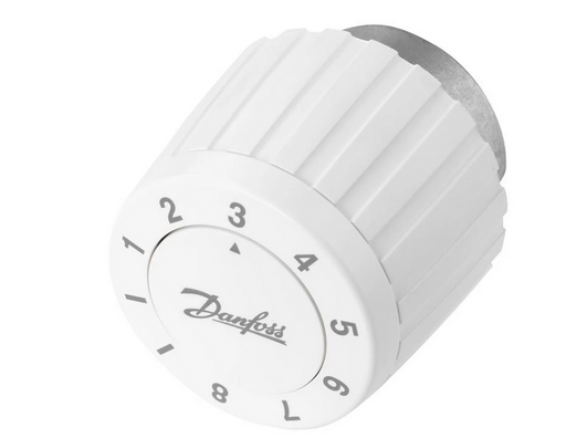 Danfoss FJVR thermostat 10-80° white