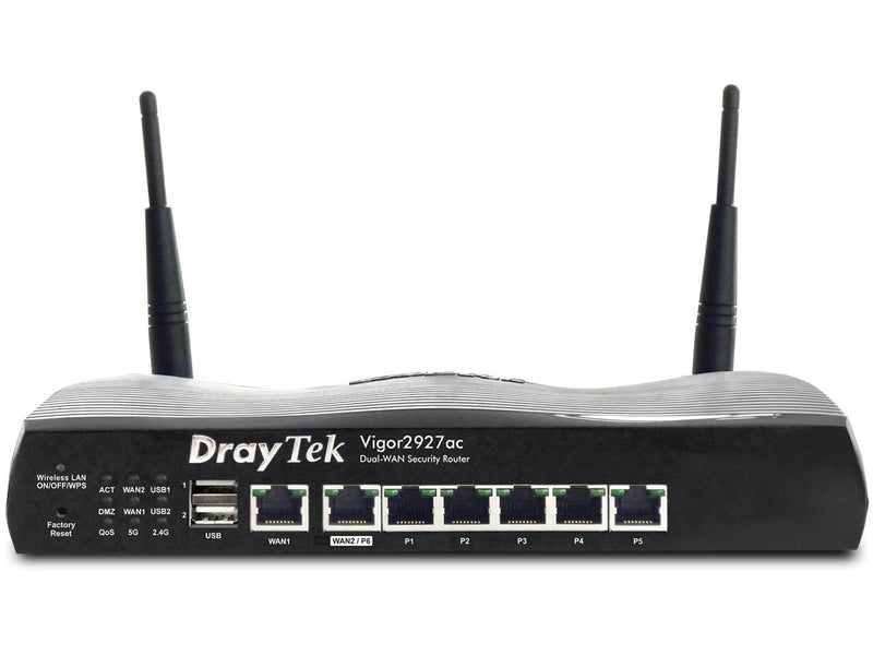 DrayTek Vigor 2927VAC - Wireless router 802.11a/b/g/n/Wi-Fi 5 Wave 2