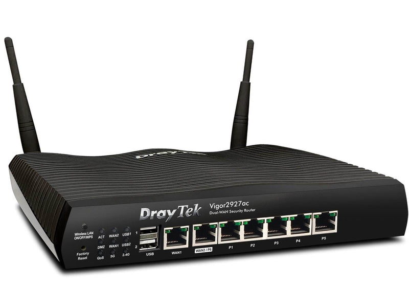 DrayTek Vigor 2927VAC - Wireless router 802.11a/b/g/n/Wi-Fi 5 Wave 2