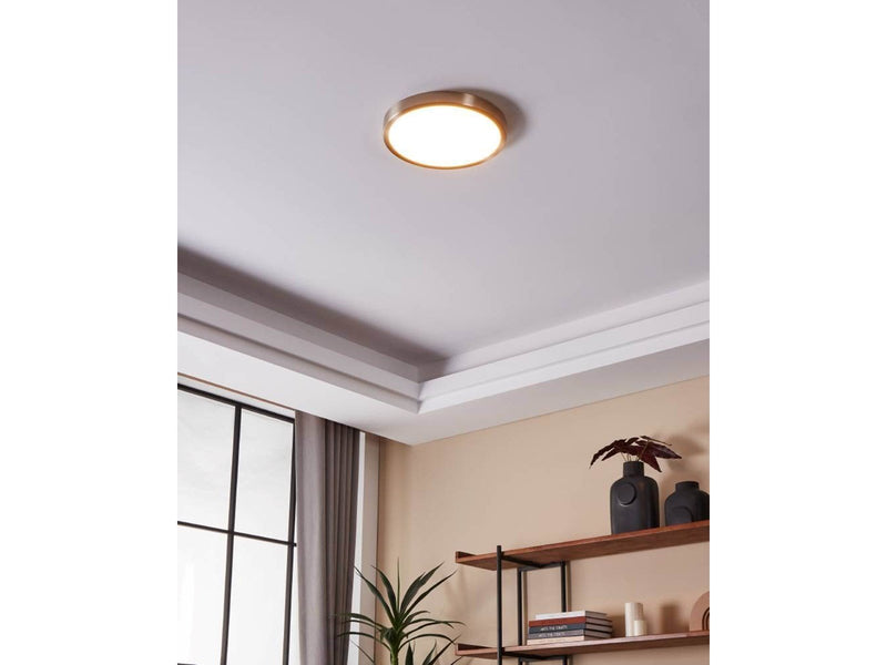 EGLO FUEVA-Z ceiling lamp brushed steel