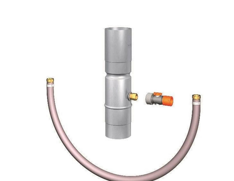 Rheinzink water butt connector with 1/2 gardena-connector 87