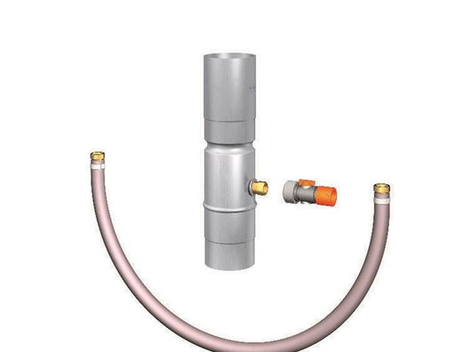Rheinzink water butt connector with 1/2 gardena-connector 87