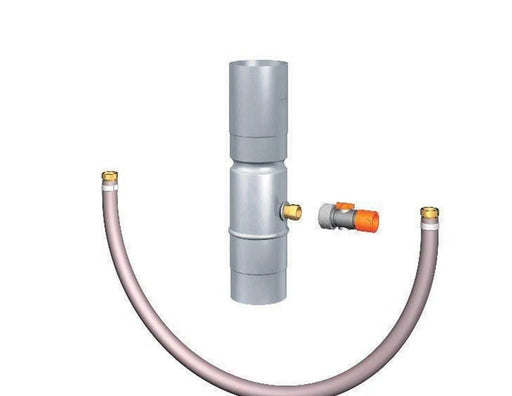Rheinzink water butt connector with 1/2 gardena-connector 76