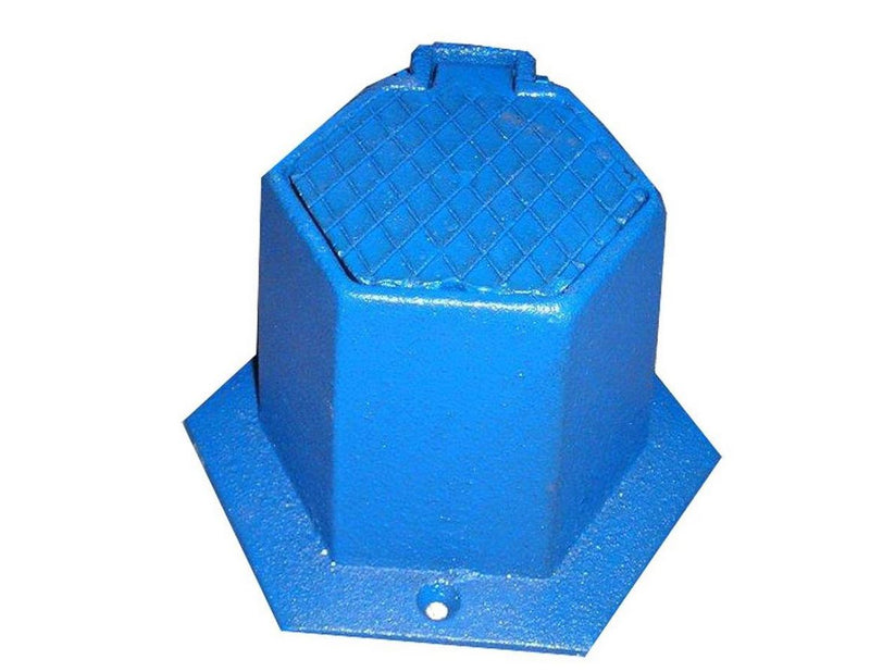 Jemi Cover stopvalve 78x75 mm hexagon cast iron