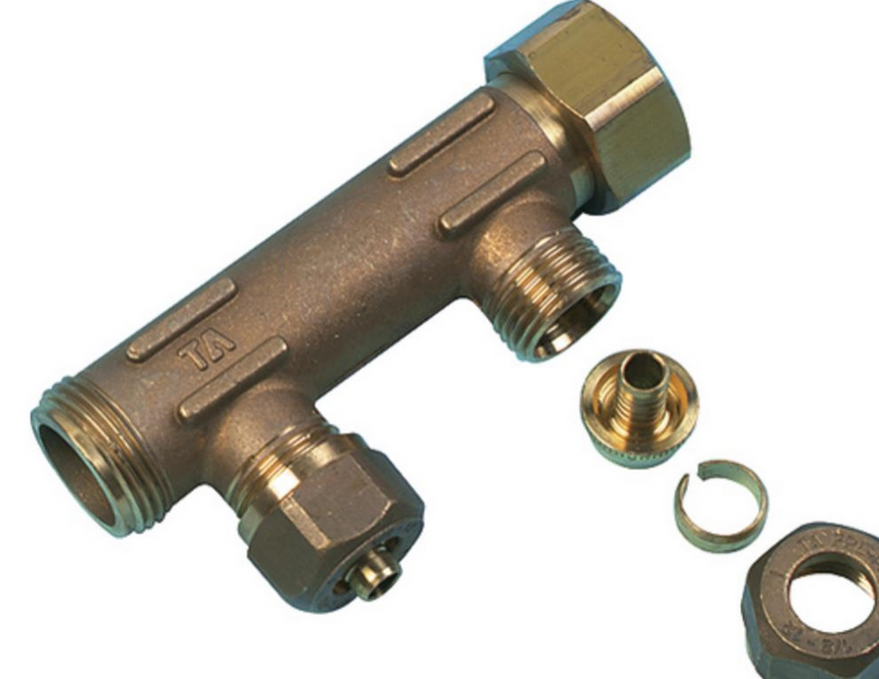 Uponor manifold male female thread pex wtr dr 3/4mt/ft 2x15 c/c50mm
