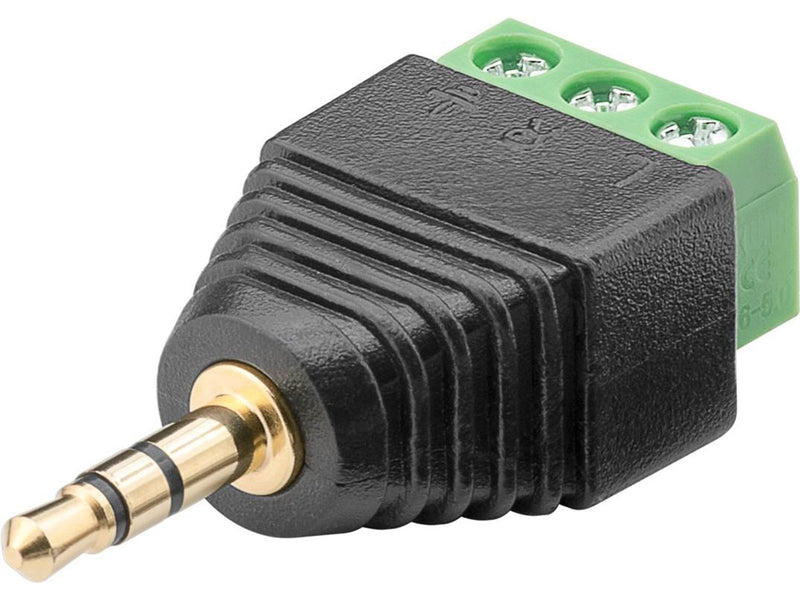 Pro Terminal Block 3-pin  3.5 mm male (3-pin stereo)