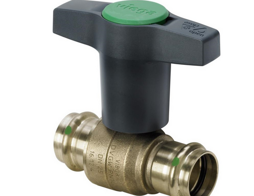 Viega Easytop ball valve 22 mm gunmetal