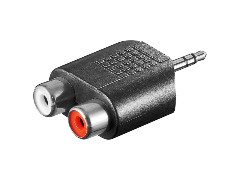 Pro Audio adapter 2xRCA F - MiniJack M