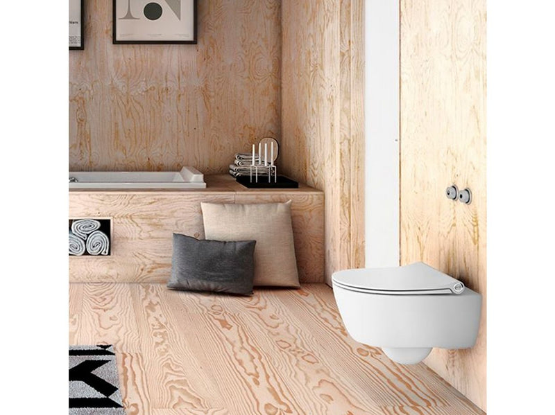 Pressalit sway d2 toiletseat white with soft close and lift-off