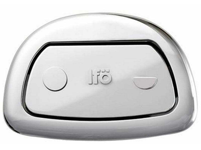 Ifö sign double flush blank chromed