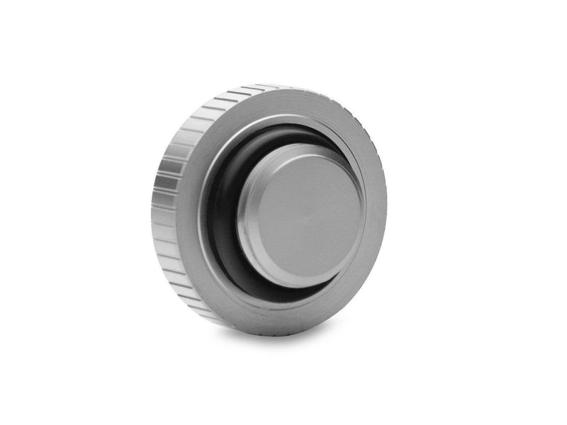 EK Water Blocks EK-Quantum Torque Plug w/Badge - Satin Titanium