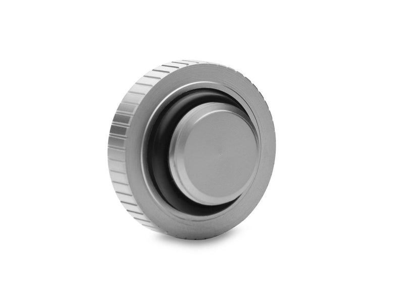 EK Water Blocks EK-Quantum Torque Plug w/Badge - Satin Titanium