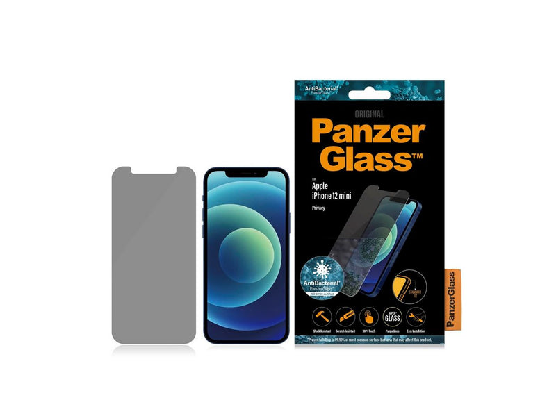 PanzerGlass Privacy Screen Protector Apple iPhone 12 Mini | Standard Fit