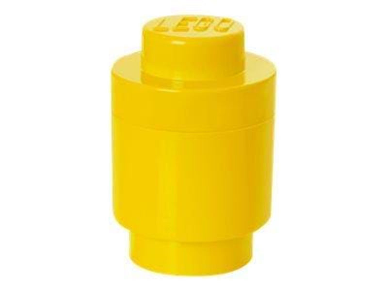 LEGO STORAGE BRICK 1 ROUND - YELLOW