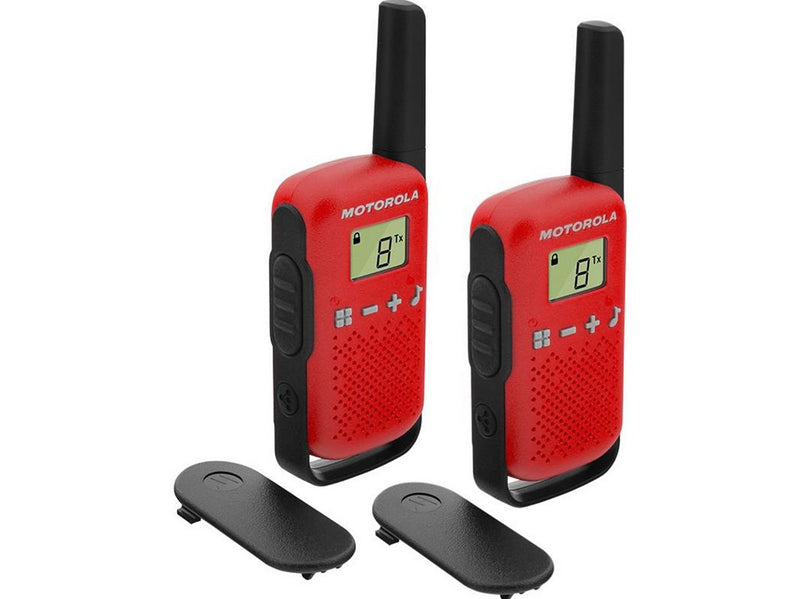 Motorola Talkabout T42 - Red - Twin Pack