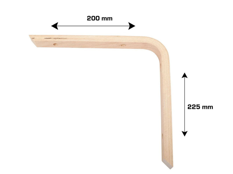 Home>it Laminate bracket 20mm 200 x 225mm
