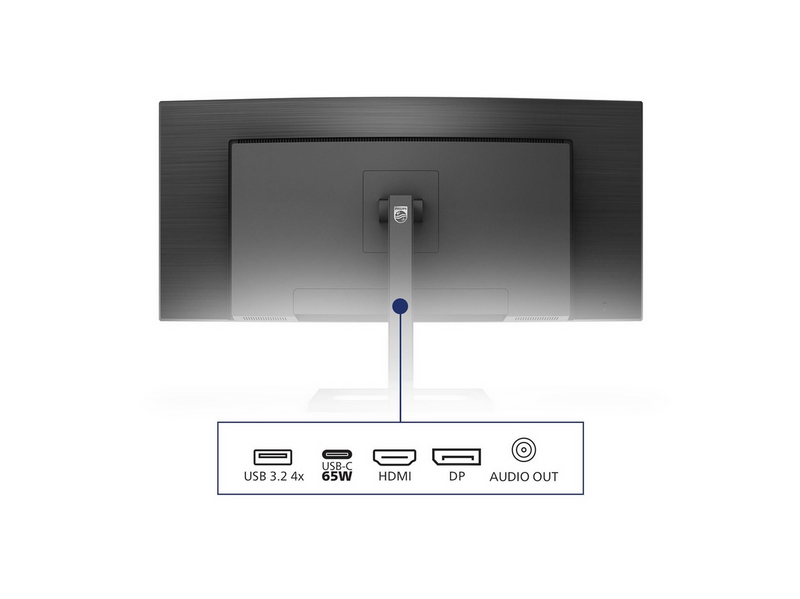 34" Philips E-line 346E2CUAE - 3440x1440 (UWQHD) - 100Hz - VA - 65W USB-C