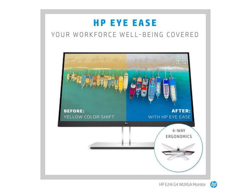 24" HP E24i G4 - 1920x1200 - 60Hz - IPS