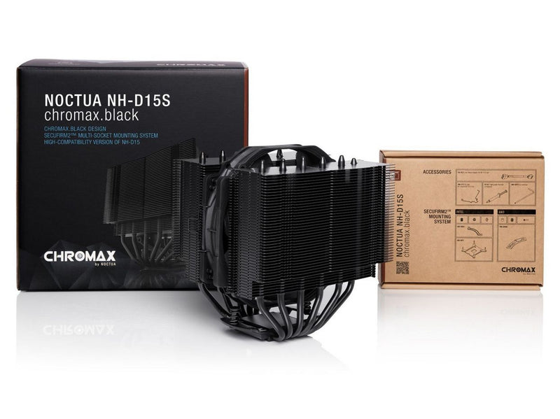 Noctua NH-D15S chromax.black - CPU-Luftkühler - Max 25 dBA