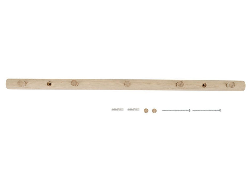 Home>it Smart oak coat rack - 5 pegs