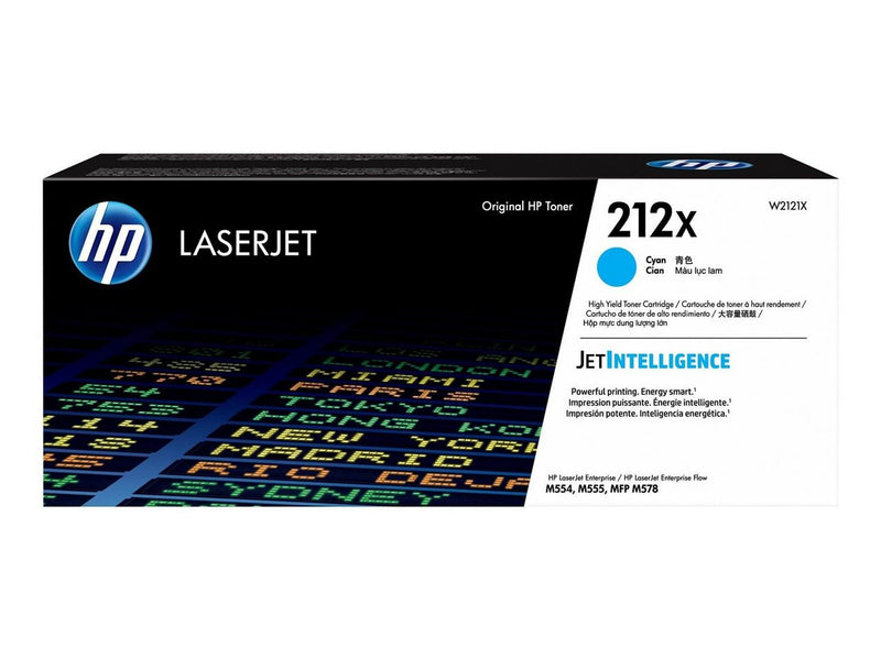 HP 212X / W2121X High Yield Cyan Toner