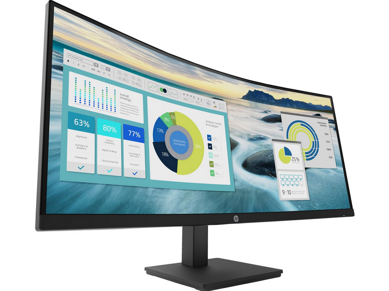 HP P34hc G4 - 3440x1440 (UWQHD) - 60Hz - VA - 65W USB-C