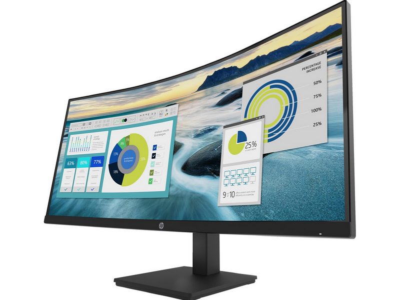 HP P34hc G4 - 3440x1440 (UWQHD) - 60Hz - VA - 65W USB-C