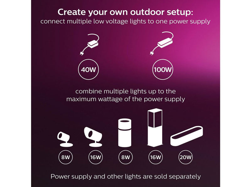Philips Hue Outdoor Amarant Floodlight