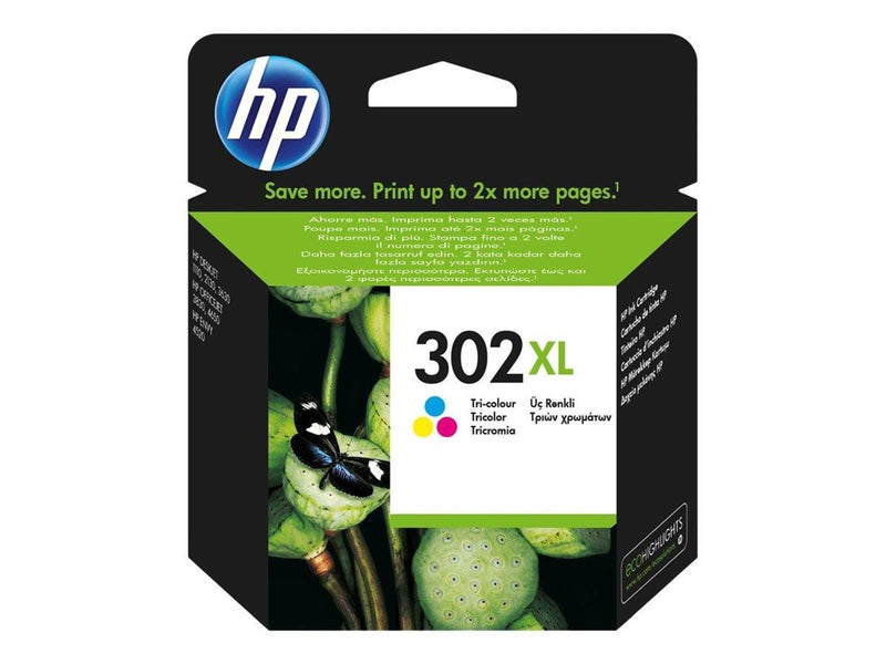 HP 302XL / F6U67AE Tri-Color - Tintenpatrone Dye-based tricolour
