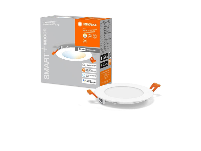 LEDVANCE SMART+ Downlight Slim 12cm 550lm 8W TW hvid WiFi