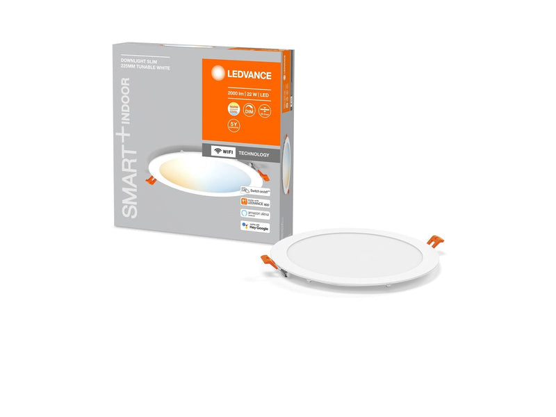 LEDVANCE SMART+ Downlight Slim 22.5cm 2000lm 22W TW hvid Wi