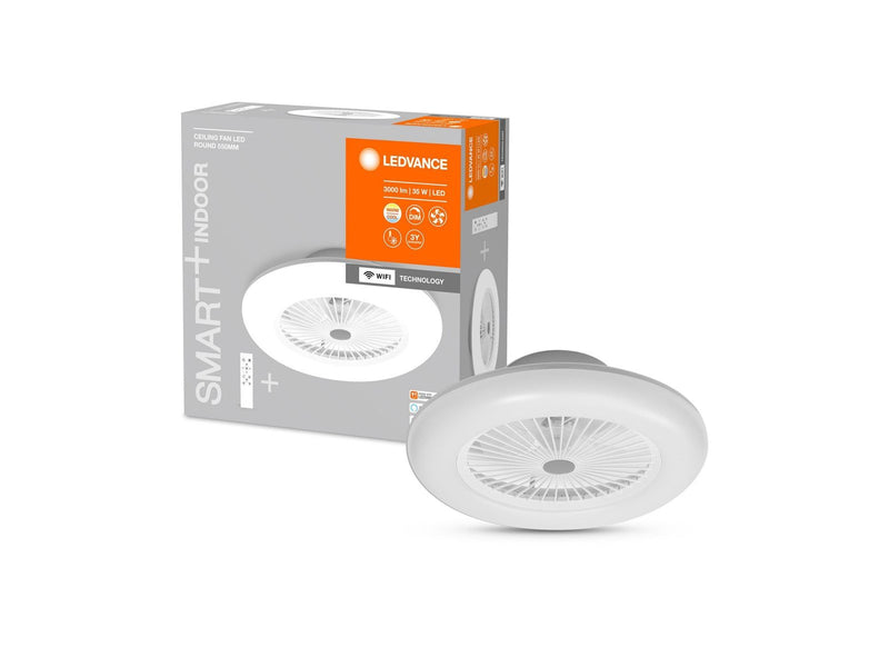 LEDVANCE SMART+ Loftventilator med lys 3050lm 74W TW hvid W
