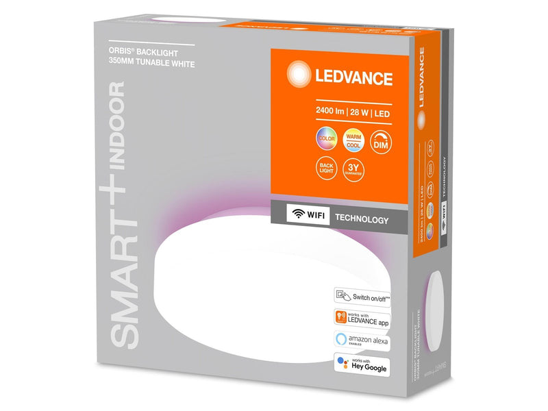 LEDVANCE SMART+ Orbis Backlite rund 35cm 1500lm 25W RGBTW h