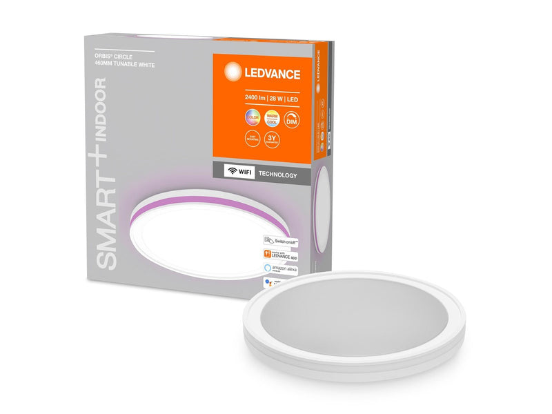 LEDVANCE SMART+ Orbis Circle 46cm 1500lm 36W RGBTW hvid WiF