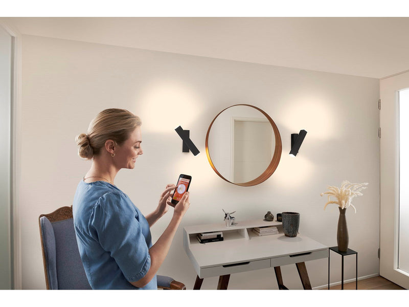 LEDVANCE SMART+ Orbis Wall lamp cross 31x15cm TW sort WiFi