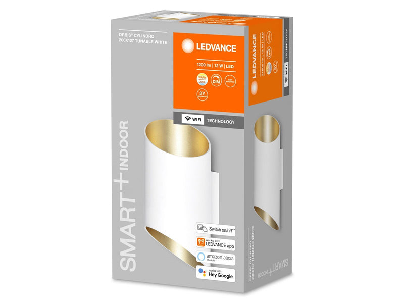 LEDVANCE SMART+ Orbis Wall lamp Cylindro 20x12cm 600lm 12W