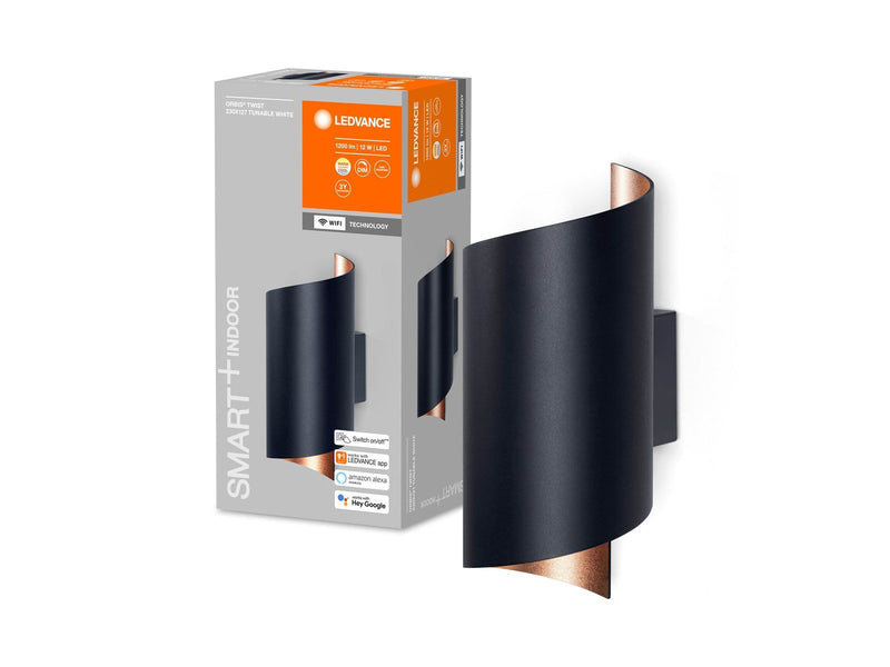 LEDVANCE SMART+ Orbis Wall lamp Twist 20x20cm 600lm 12W TW